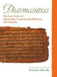 Image of Dharmasutras